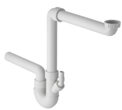 Garn. de raccordement GEBERIT 1 1/2" x 56 mm simple, douille pour tuyau 1"