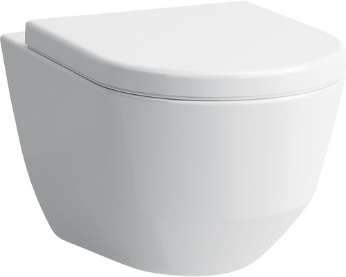 Cuvette murale PANCA UP rimless, céramique pour chasse d'eau à encastrer, y compris matériel de fixation, standard, blanc