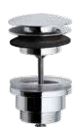 Vidage Automatic Clic, avec bonde 63mm, pour tous les mitigeurs sans levier de vidage, chromé