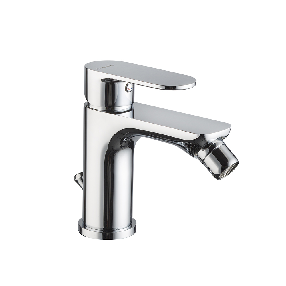 Mélangeur de bidet EXTRO monocommande, avec vidage et bonde, chromé
