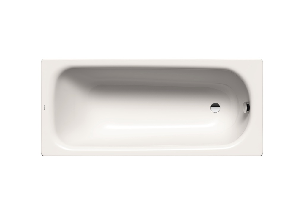 Baignoire 170 x 75 x 41 cm SANCTUS, acier isolation phonique, standard, blanc