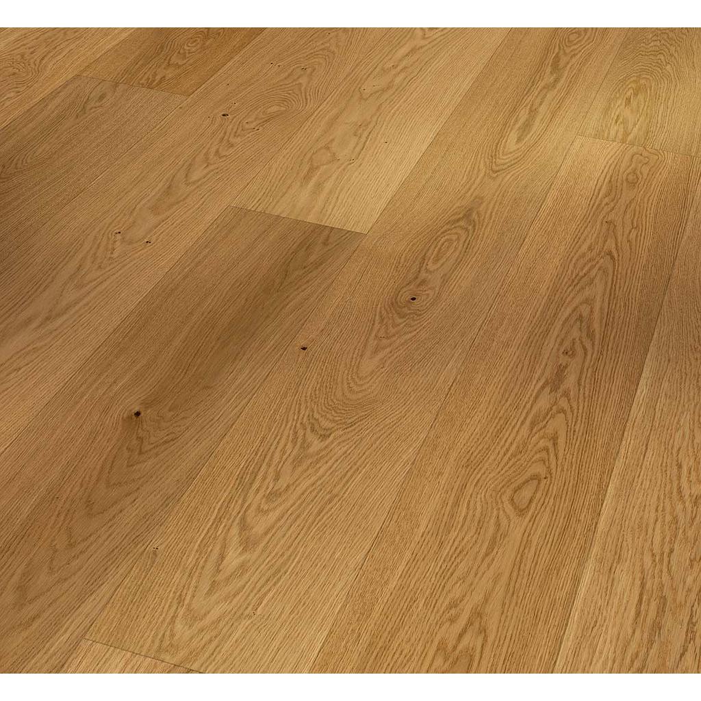 Parquet 3plis Label Magenta Natur- chêne vernis mat 1 frise monol.mini-chf- 2200x185x13 - 3.663m2/cart. - 117.216m2/pal. - 8kg/m2