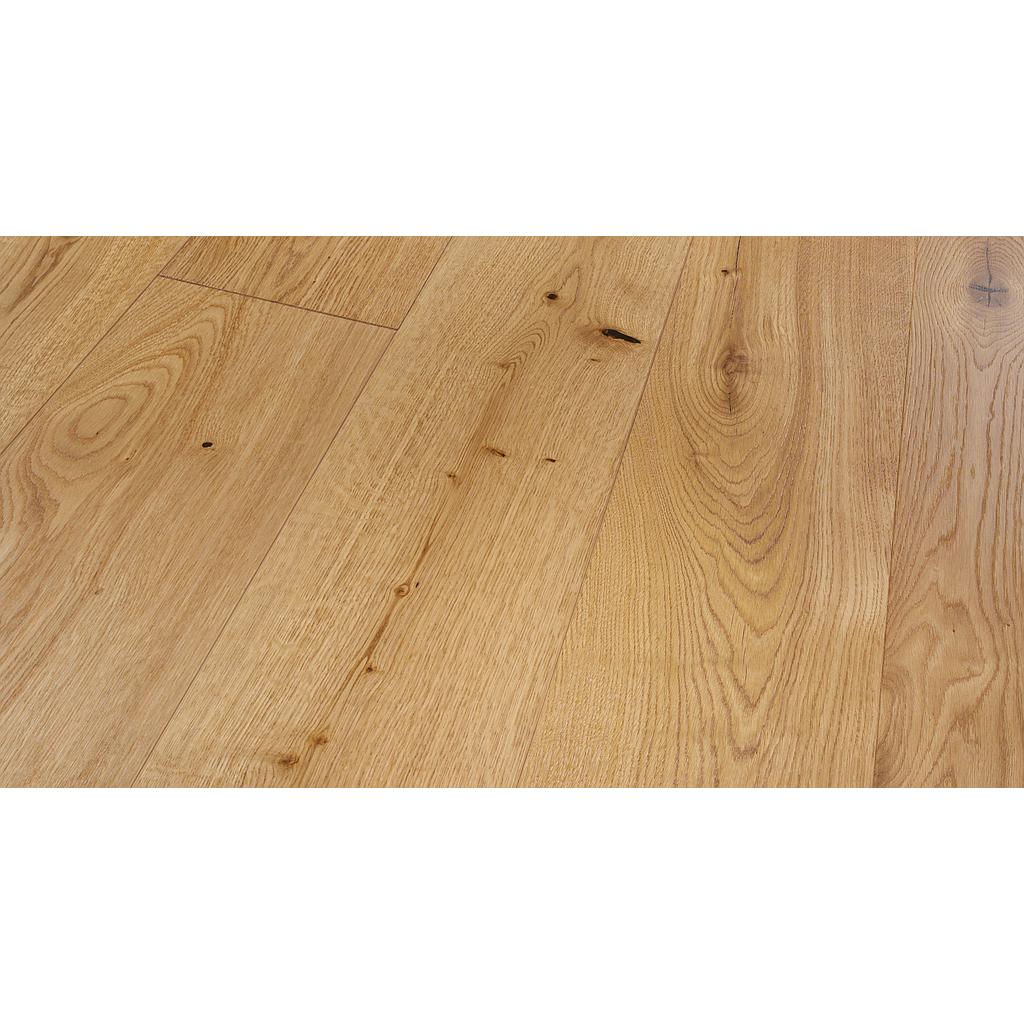 Parquet 3plis Rustique- chêne huilé nat. plus 1 frise monol.mini-chf- 2200x185x13 - 3.663m2/cart. - 117.216m2/pal. - 8kg/m2