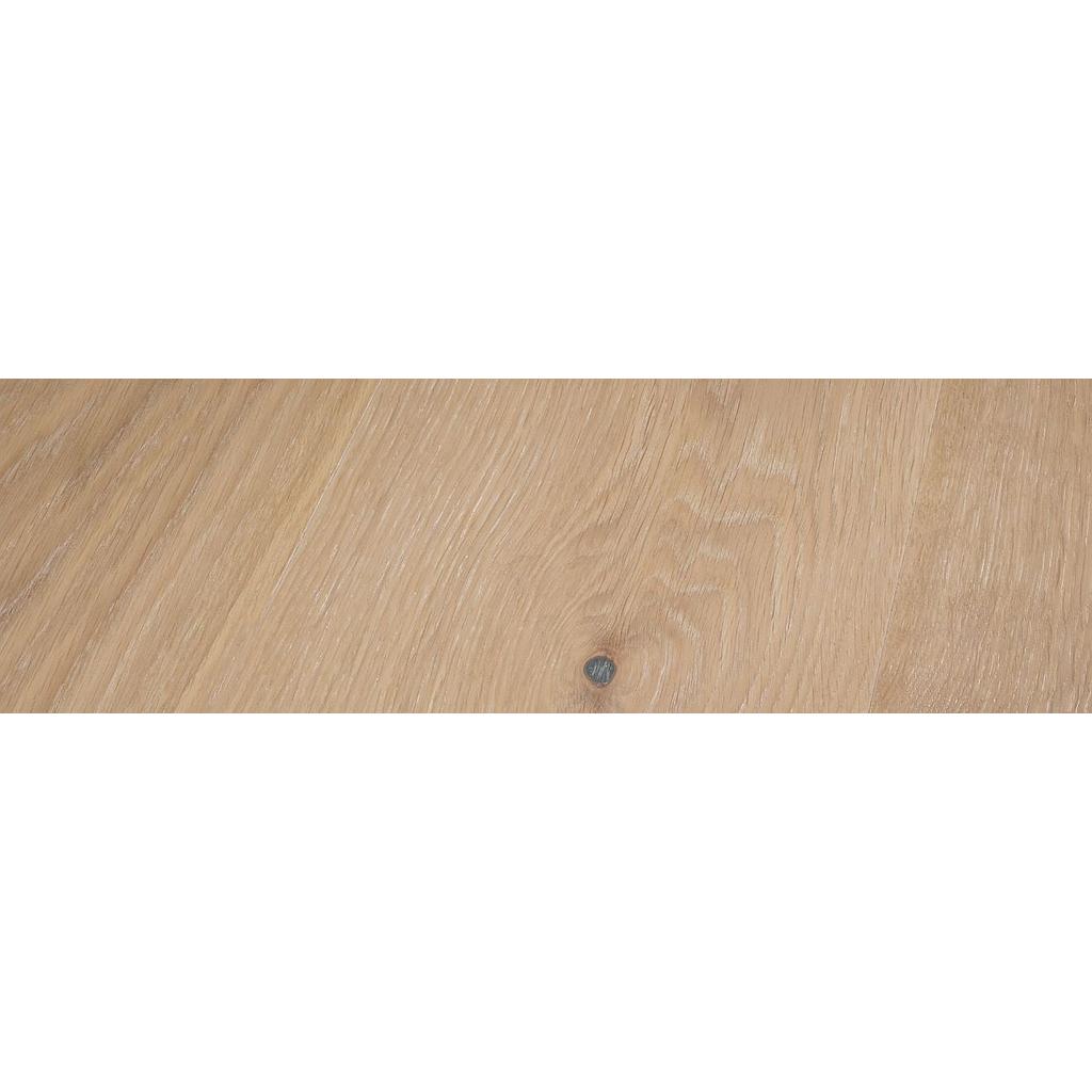 Parquet 3plis Label Magenta Natur - Chêne vernis mat blanc 1 frise monolame mini-chanfrein- 2200x185x13mm - 3.663 m²/cart. - 117.216 m²/pal. - 8kg /m²