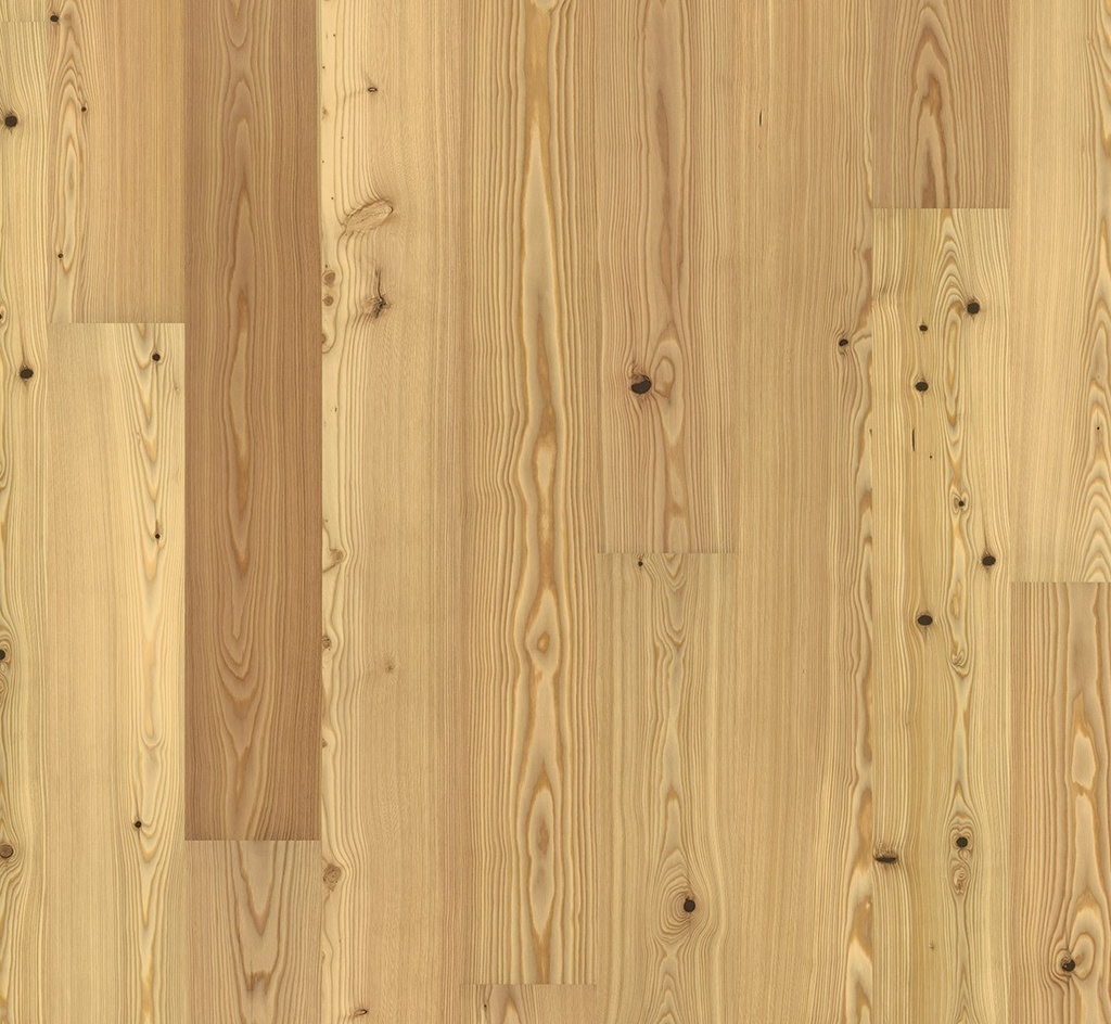 Parquet 3plis Rustique- mélèze huilé nat. plus 1 frise monol.mini-chf- 2200x185x13 - 3.663m2/cart. - 117.216m2/pal. - 8kg/m2