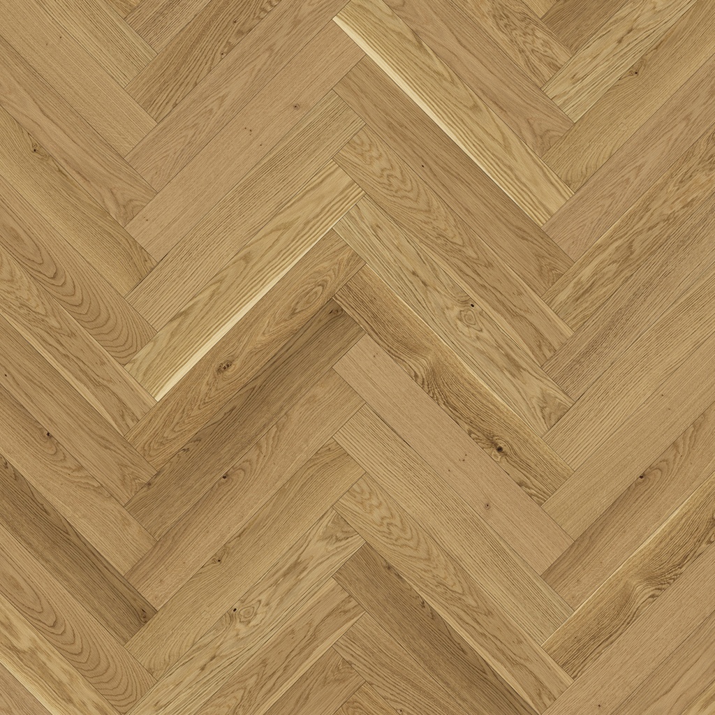 Parquet 3plis (pose à bâton rompu) Living- chêne verni mat 1 frise monol.mini-chf- 570x95x10.5 - Couche d'usure 2.5 mm - 1.083m2/cart. - 38.988m2/pal. - 5kg/m2