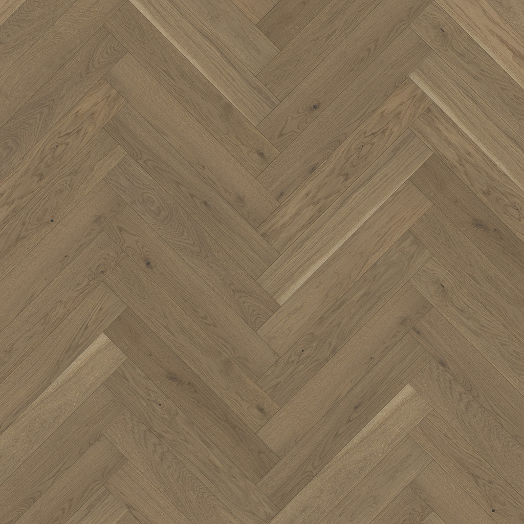 Parquet 3plis (pose à bâton rompu) Living- chêne nougat verni mat 1 frise monol.mini-chf- 570x95x10.5 - Couche d'usure 2.5 mm - 1.083m2/cart. - 38.988m2/pal. - 5kg/m2