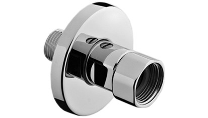 Raccord réglable HANSGROHE 1/2" x 3/4" rosace cylindrique, chromé