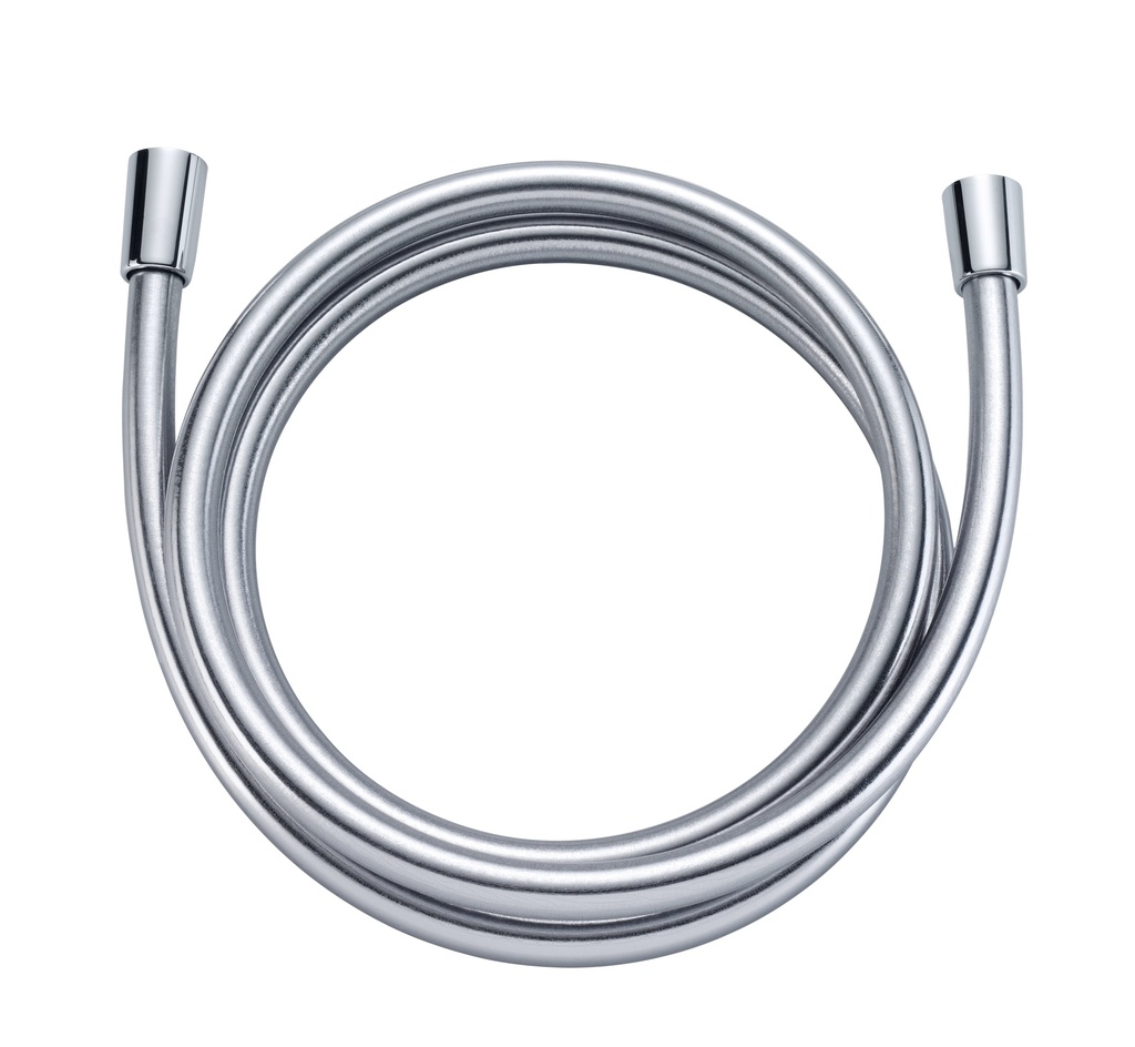 Tuyau flexible de douche 180 cm, 1/2" x 1/2" synthétique, cône pivotable, chromeline