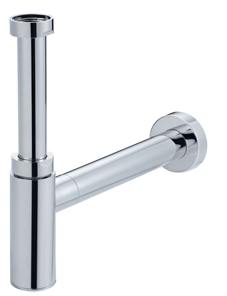 Siphon de lavabo 1 1/4" x 40 mm, chromé