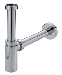 Siphon de lavabo 1 1/4" x 32 mm, chromé