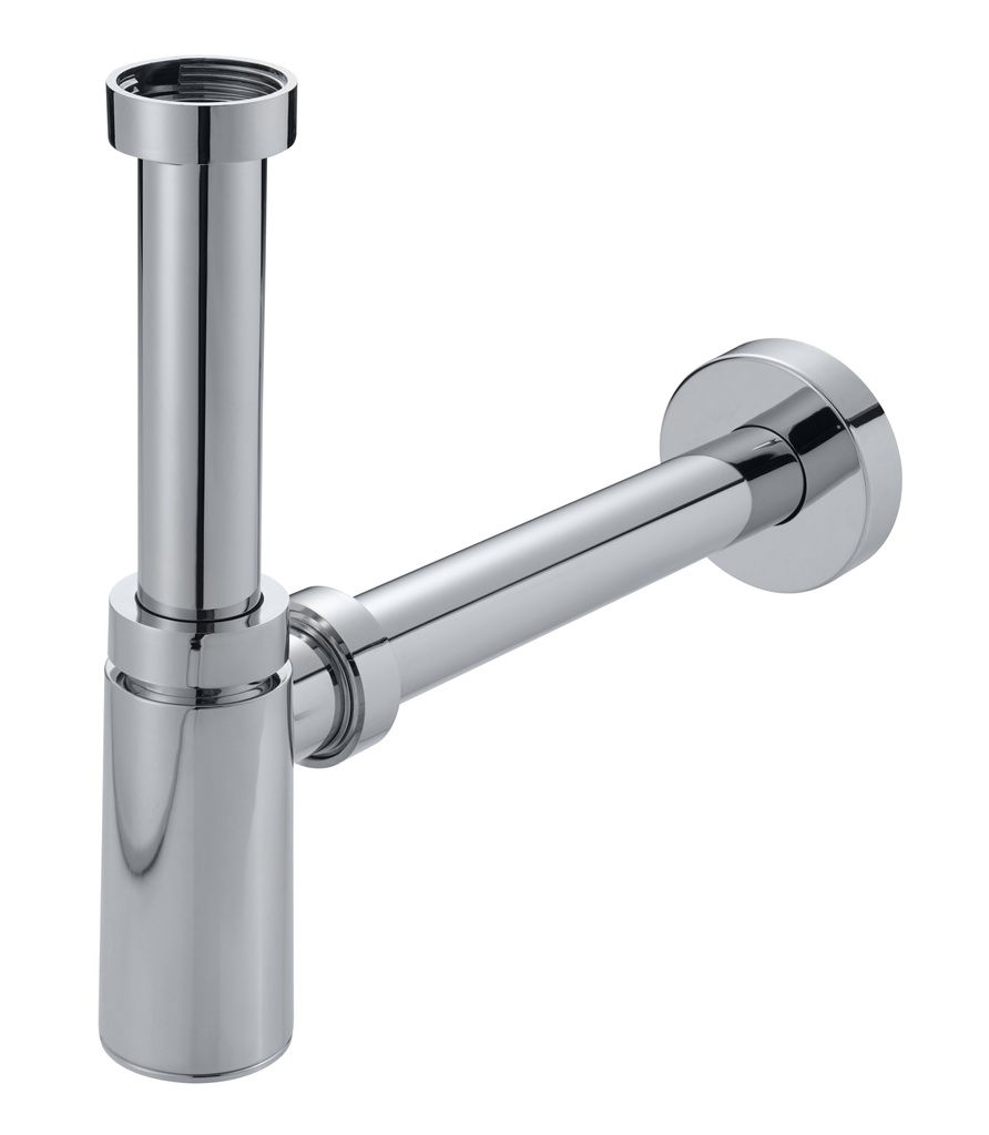 Siphon de lavabo 1 1/4" x 32 mm, chromé