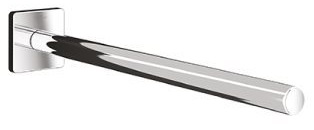 Porte-serviette FORIS QUADRI P 45 cm, 1 bras fixe, chromé