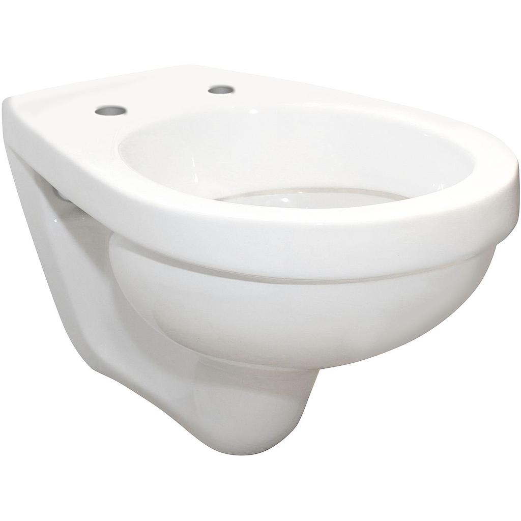 Cuvette WC murale VILLEROY & BOCH Novel, céramique à rebord, pour chasse d'eau à encastrer, standard, blanc