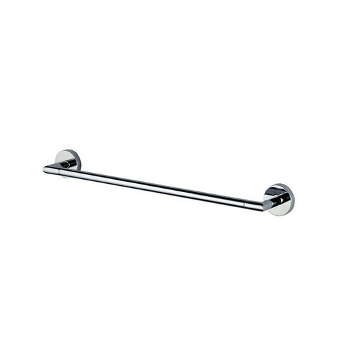 Barre à linge FORIS rosace ronde / 36 cm, entraxe 30 cm, chromé