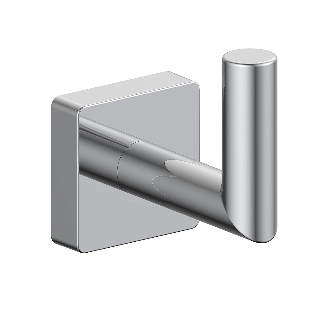 Crochet à habits FORIS QUADRI patère simple, chromé