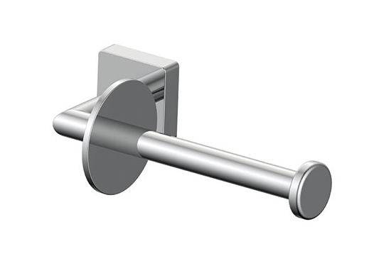 Porte-papier / réserve FORIS QUADRI rosace carrée, sans couvercle, chromé