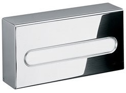 Distributeur de mouchoirs en papier mural HOTELLERIE 27x14x7 cm, acier inoxydable