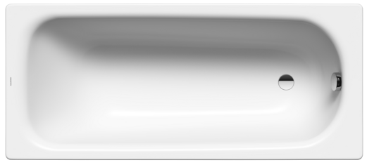 Baignoire 160 x 70 x 41 cm SANCTUS, acier isolation phonique, standard, blanc