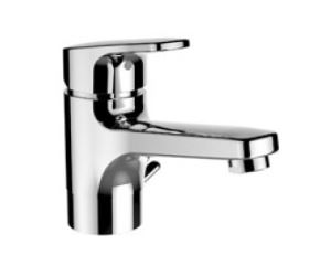 Mélangeur de lavabo POLIS S 145 mm, goulot orientable vidage excentrique groupe acoustique I, chromé