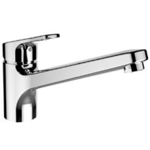 Mélangeur d'évier POLIS S 225 mm, goulot orientable débit 12,7 l/min, groupe acoustique I, chromé