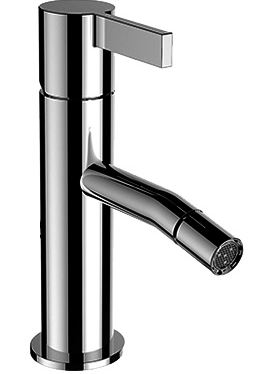 Mélangeur de bidet KARTELL S 110 mm, goulot fixe sans vidage, débit 5,3 l/min groupe acoustique I, ACIER INOX
