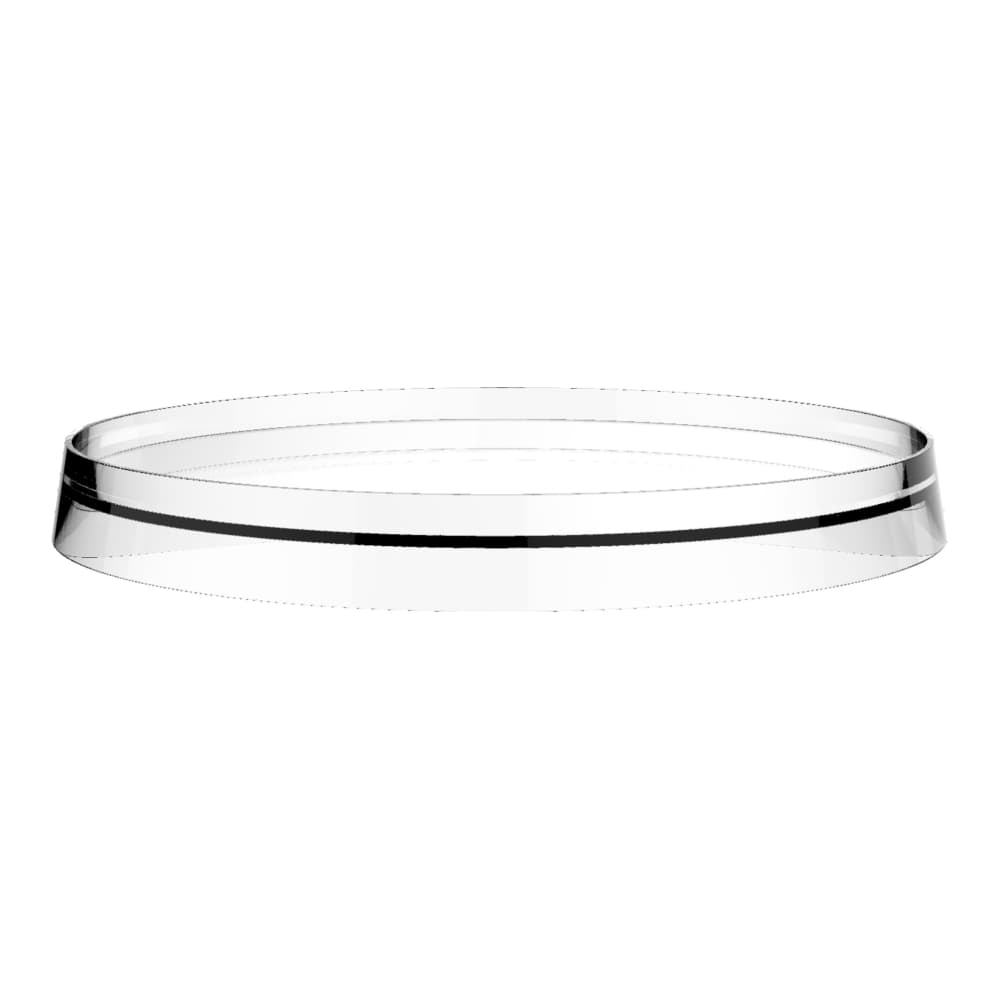Tablette en matière synthétique KARTELL, D 275 mm pour mélangeur de bain à pose libre 722 108, Transparent cristal