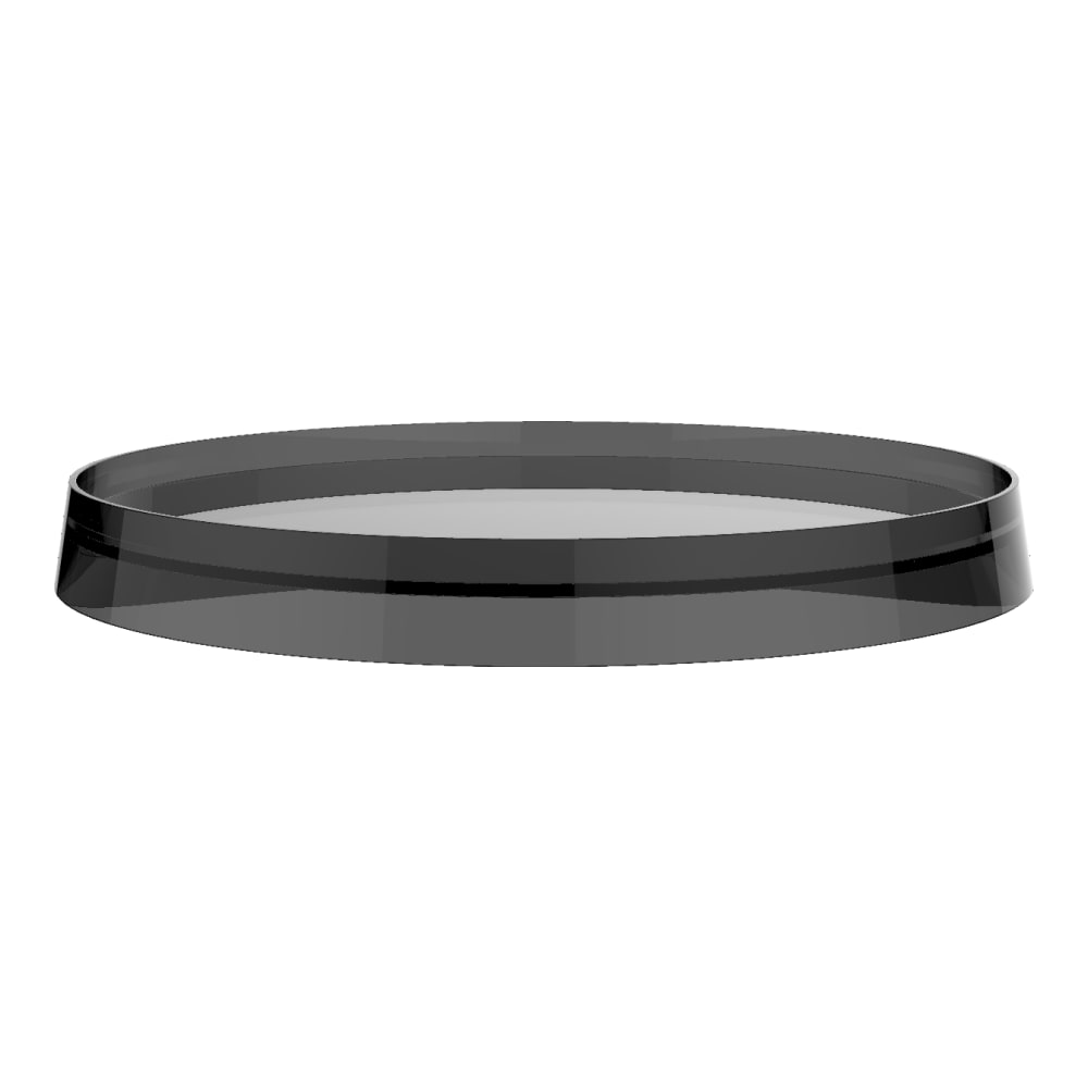 Tablette en matière synthétique KARTELL, D 275 mm pour mélangeur de bain à pose libre 722 108, Fumé