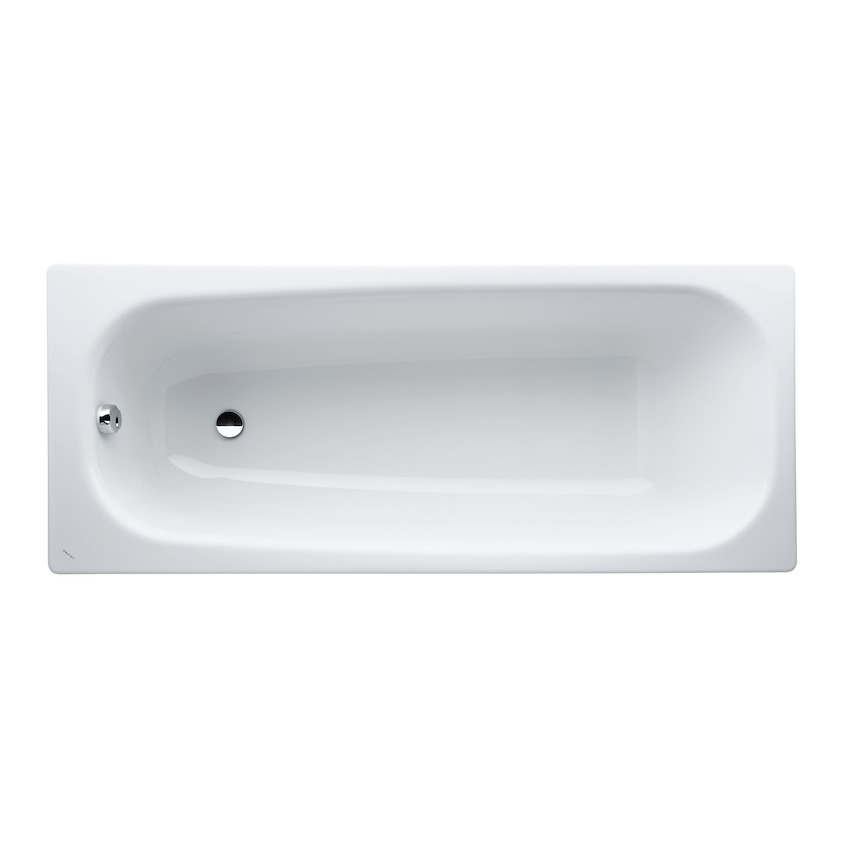 Baignoire MODERO 170 x 70 x 39,5 cm, acier isolation phonique, standard, blanc