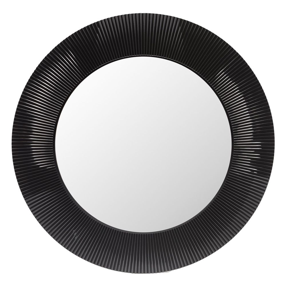 Miroir KARTELL D 78 cm, avec cadre, sans éclairage,  couleur noir