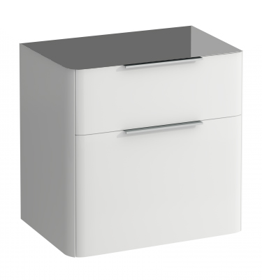 Élément inférieur MODERO 57,5 x 56,5 x 39,5 cm élément à 2 tiroirs, blanc mat