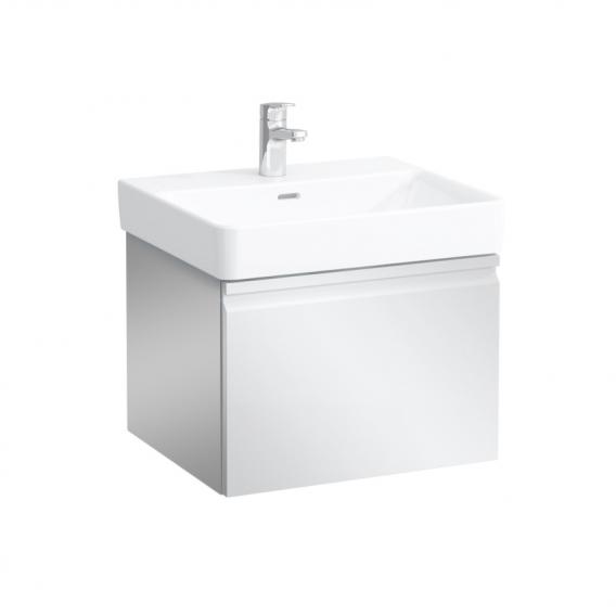 Élément inférieur PRIVO COMPACT 55,0 x 39,0 x 37,0 cm élément à 1 tiroir pour lavabo 60 cm, blanc brillant