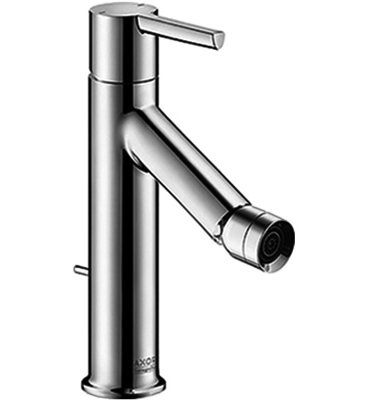 Mélangeur de bidet STARCK S 104 mm, buse orientable levier de commande, vidage excentrique, débit 7,2 l/min, chromé