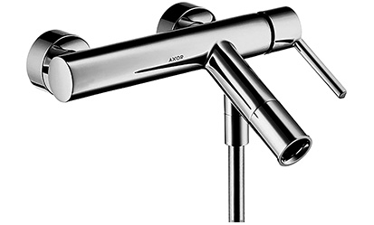 Badewannenmischer STARCK E 134-166 mm, Anschlüsse 1/2" ohne Handbrause, Durchflussmenge 22 l/min, Geräuschgruppe I
