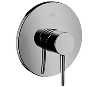 Mélangeur de douche STARCK set de montage final, D 17 cm sans corps à encastrer 1800180 groupe acoustique I, chromé
