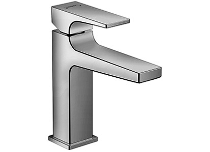 Mélangeur de lavabo METROPOL 110, S 135 mm, goulot fixe avec vidage excentrique, débit 5 l/min, groupe acoustique I, chromé