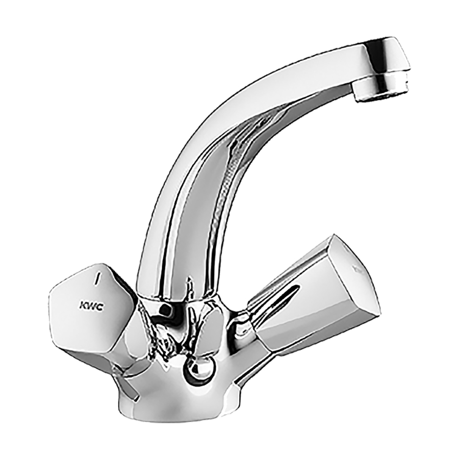 Batterie de lavabo SERO S 150 mm goulot orientable vidage excentrique groupe acoustique I, chromeline