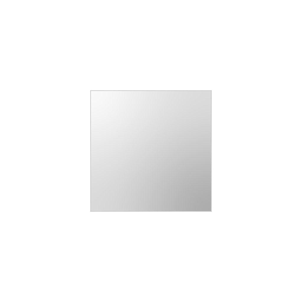 Miroir rectangulaire verre 60 X 60 X 0.5 CM sans fixation 44020097
