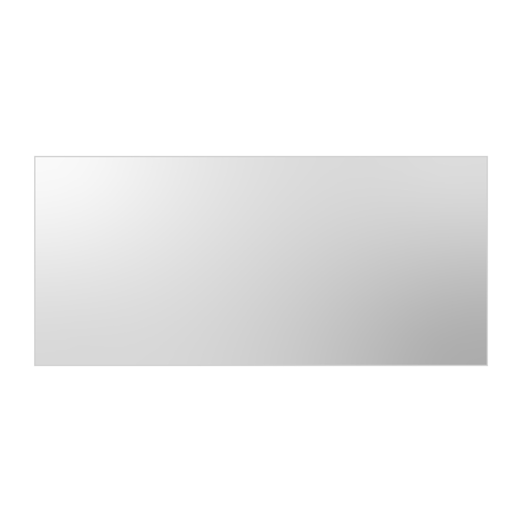 Miroir rectangulaire verre 130 X 60 X 0.5 CM sans fixation 44020097