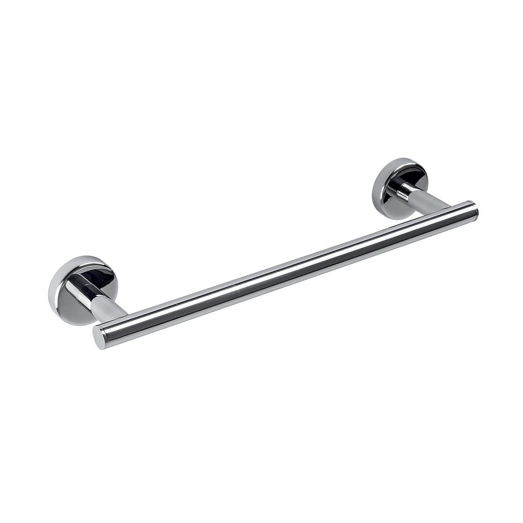 Porte-serviettes STYL entraxe 30 cm, L. 35cm, acier inoxydable brossé
