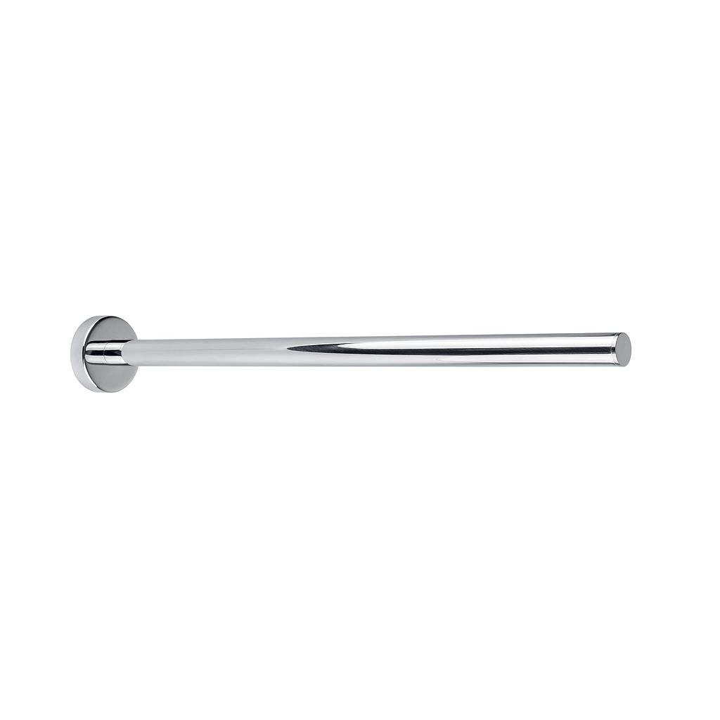 Porte-serviettes STYL 40 cm, 1 bras fixe, acier inoxydable brossé