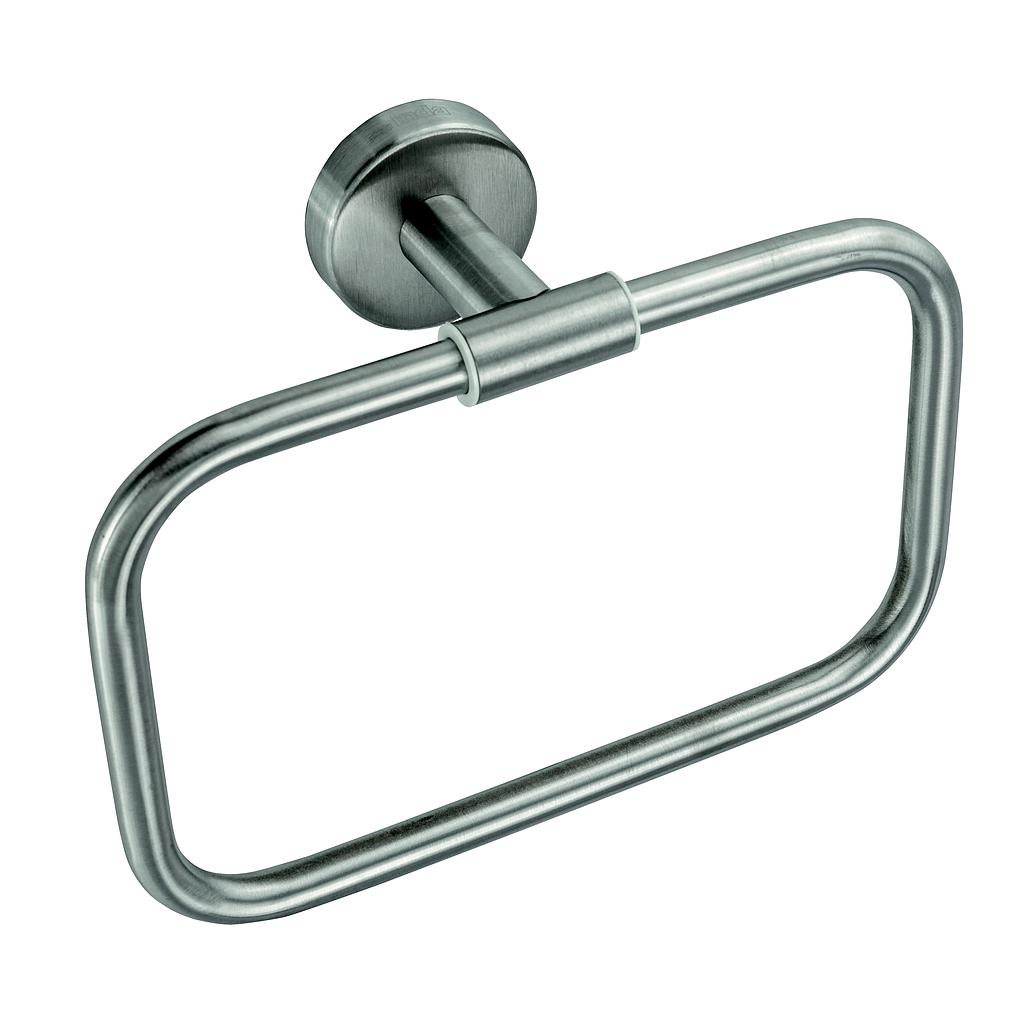 Porte-serviettes anneau STYL, acier inoxydable brossé