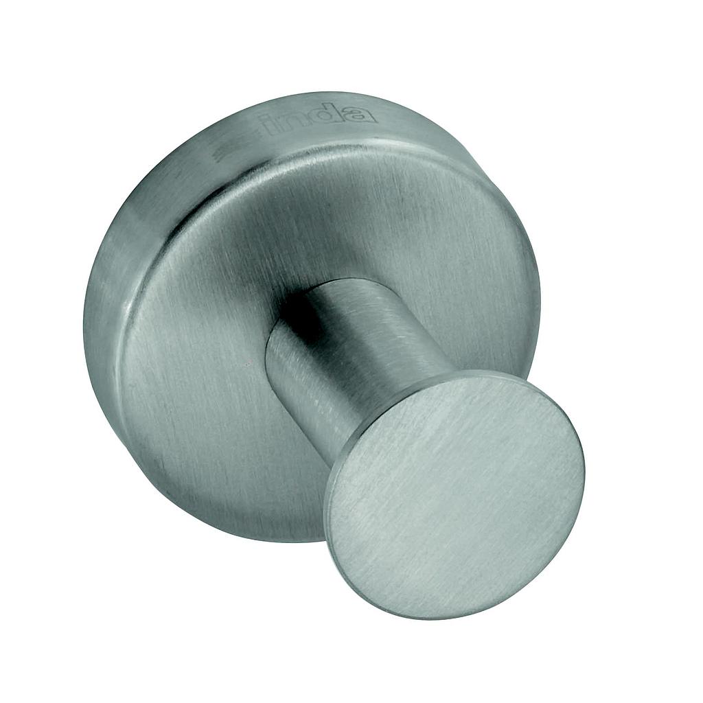 Crochet à habits STYL patère simple, acier inoxydable brossé