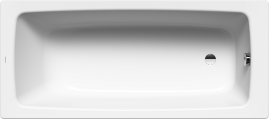 Baignoire 170 x 70 x 41 cm CAMERA, acier isolation phonique, standard, blanc