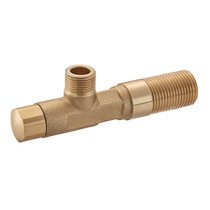 Robinet de réglage 1/2", 45 mm, sans raccord de serrage, laiton