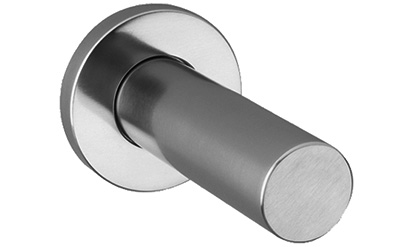 Porte-papier réserve HEWI 805 acier inoxydable longueur 120 mm, roscae 70 mm D 33 mm, acier inoxydable poncé