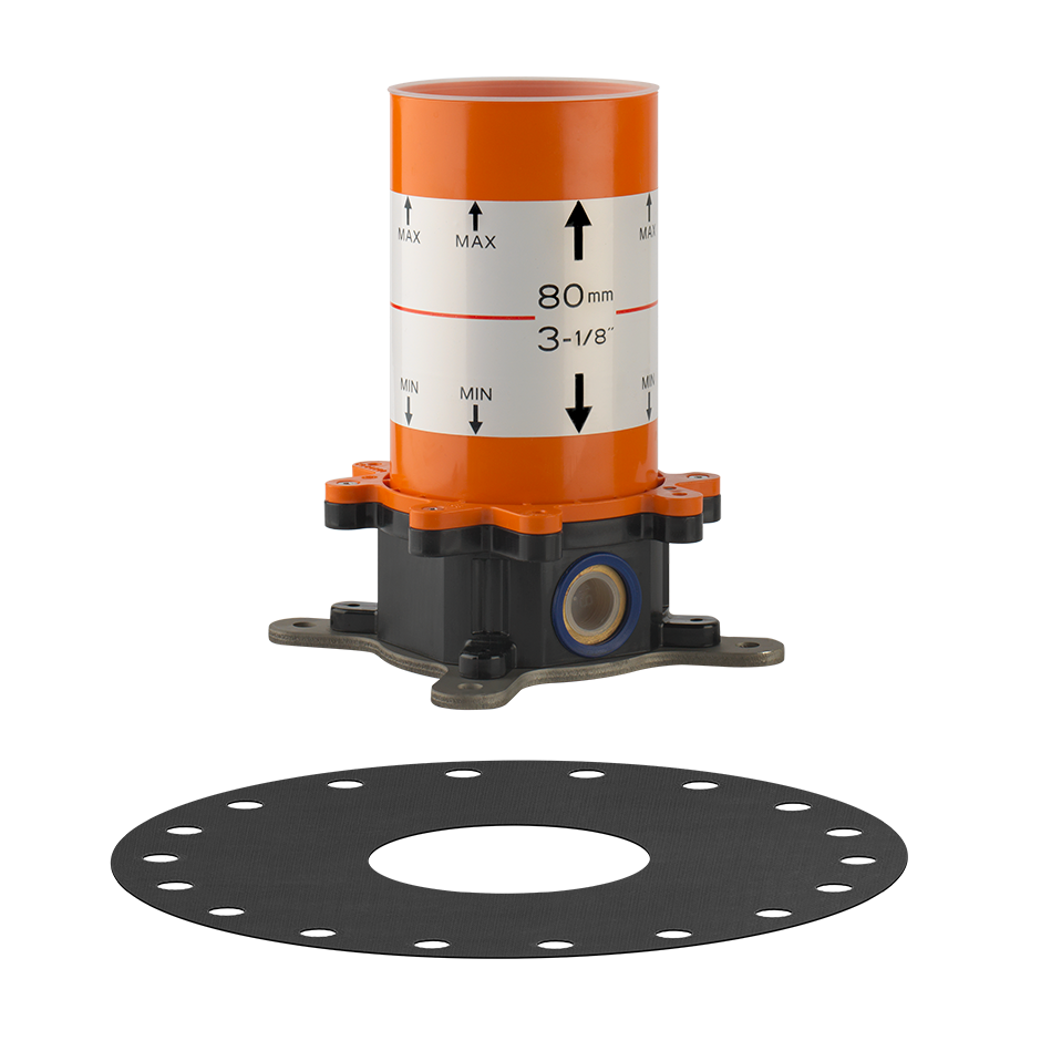 Corps à encastrer Gessi ORIGINI / RETTANGOLO K / GESSI 316 / RETTANGOLO / ELEGANZA / CONO pour batterie et mélangeur de bain modèle à colonne, groupe acoustique NT