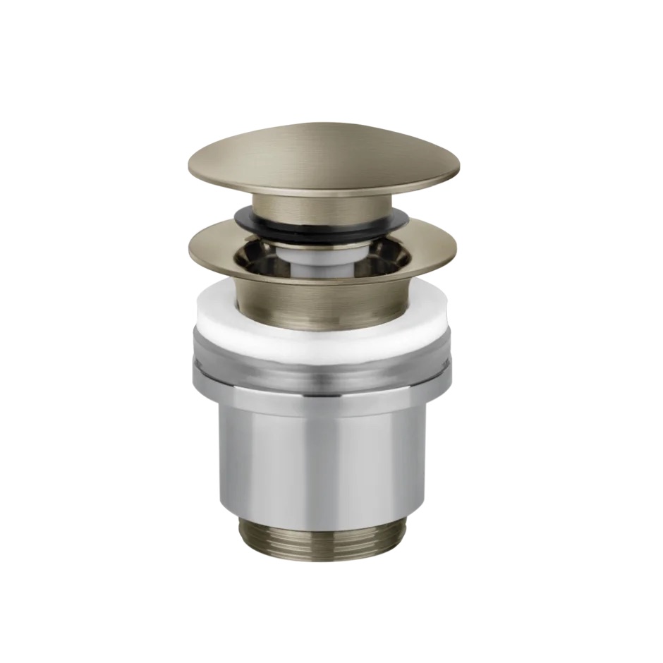 Vidage automatique Diam. 63 mm, capuchon 63.5 mm, EMPORIO, "Stop&Go", avec trop-plein, G "1-1/4", 149 Finox