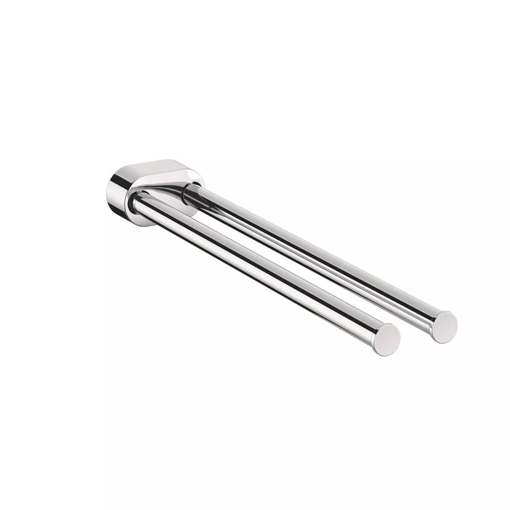 Porte-serviette à 2 bras pivotants 40 cm ARCHITECT S+/ODM, chromé