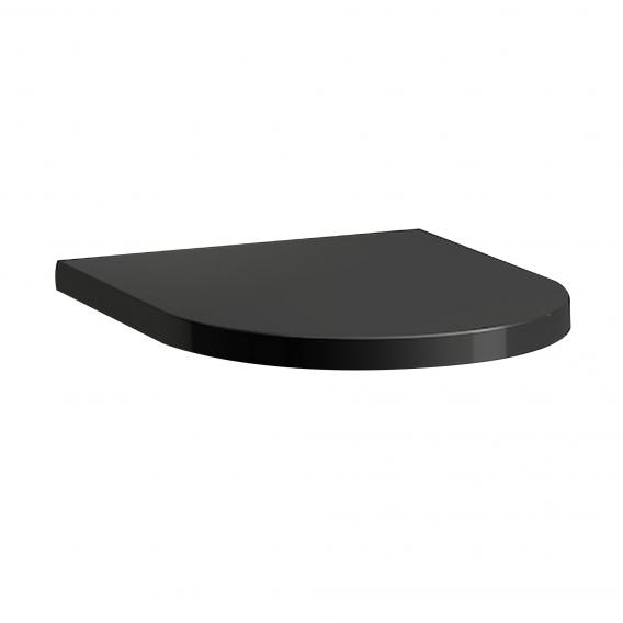 Siège de WC Kartell avec couvercle, amovible, abaissement automatique - Noir mat 716